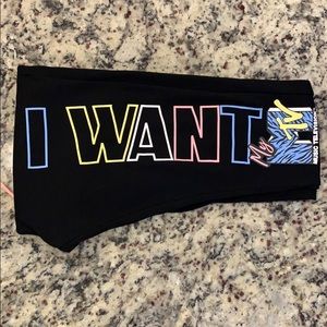 I Want My MTV black jogger sweat pants women’s L